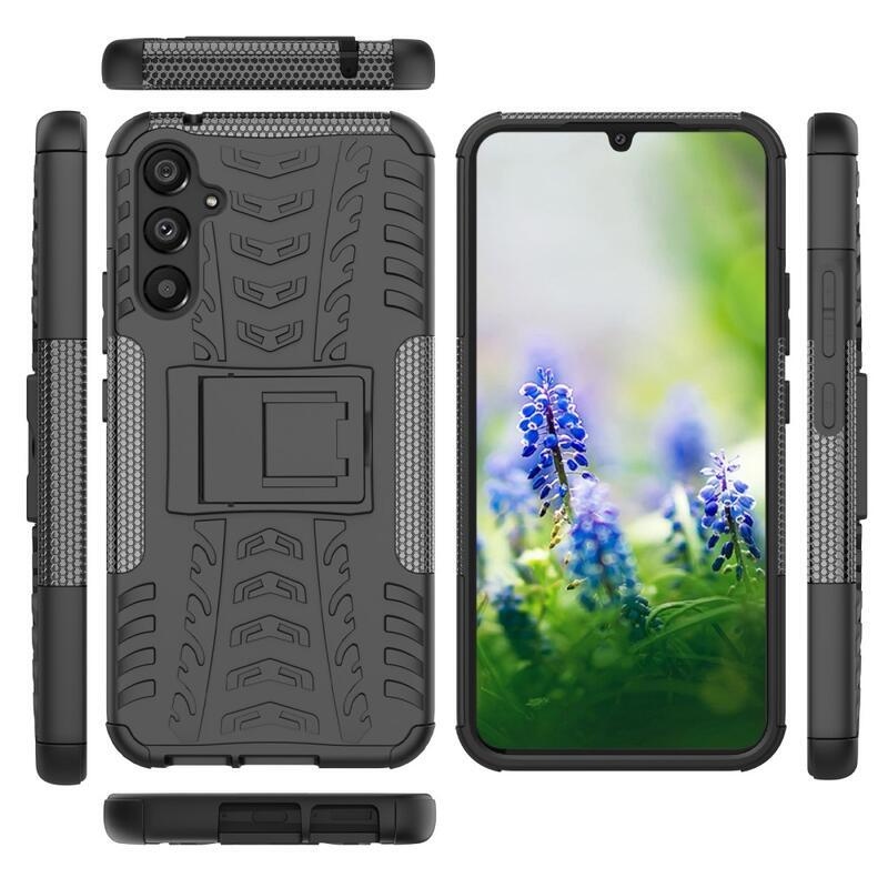 Kick odolný hybridní kryt na Samsung Galaxy A34 5G - černý