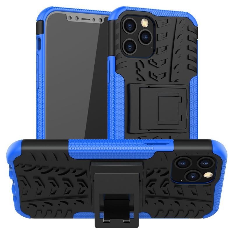 Kick odolný hybridní kryt pro mobil iPhone 12 Pro/12 - modrý