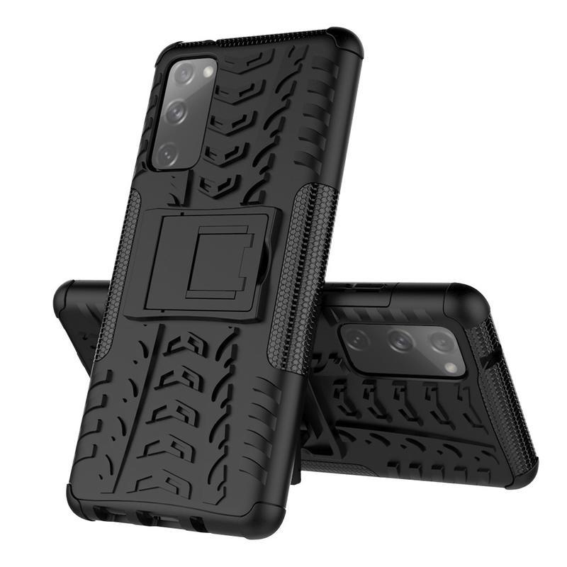 Kick odolný hybridní kryt pro telefon Samsung Galaxy S20 FE/FE 5G - černé