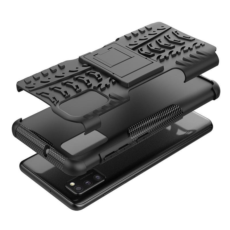 Kick odolný hybridní obal na mobil Samsung Galaxy A41 - černý