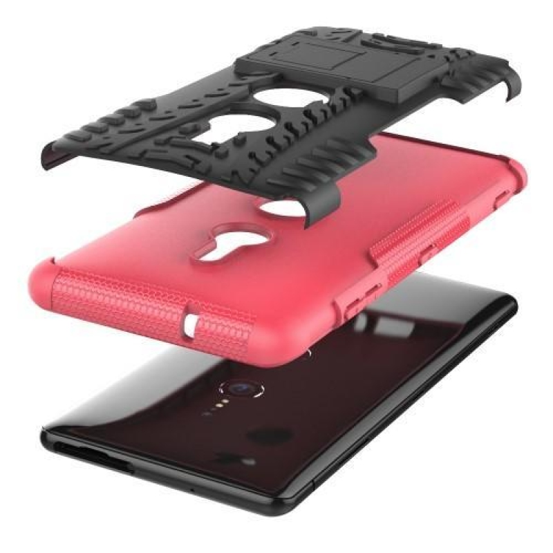 Kick odolný hybridní obal pro Sony Xperia XZ3 - rose