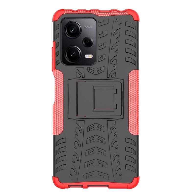 Kick odolný kryt na Xiaomi Redmi Note 12 Pro 5G/Poco X5 Pro 5G - červený