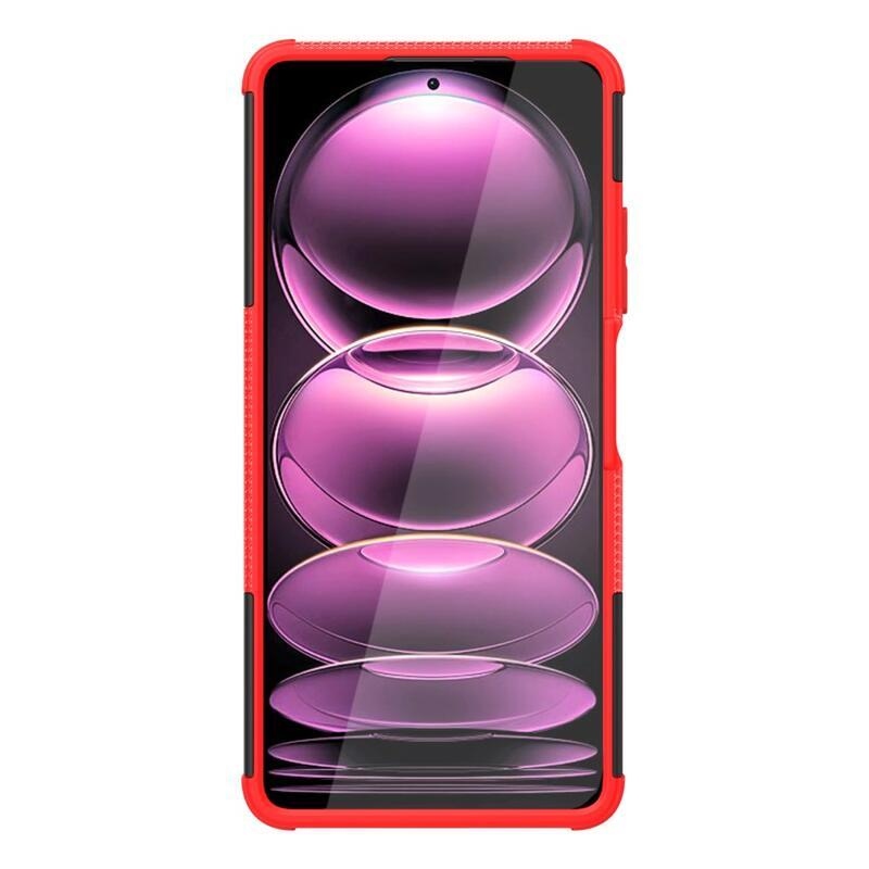 Kick odolný kryt na Xiaomi Redmi Note 12 Pro 5G/Poco X5 Pro 5G - červený