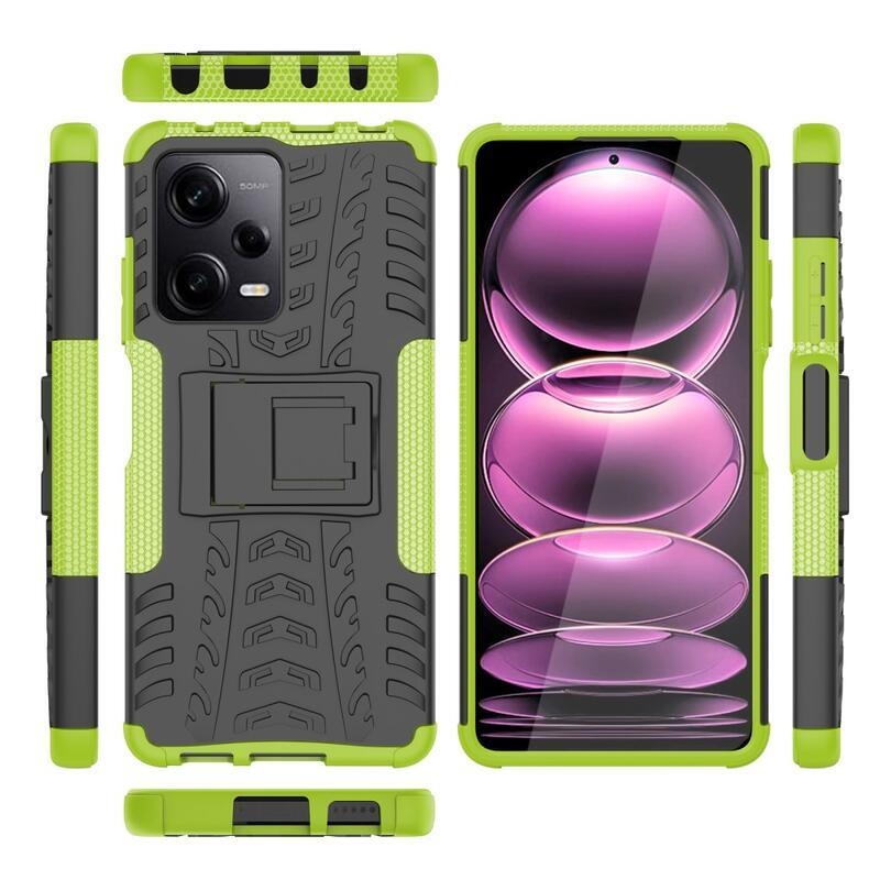 Kick odolný kryt na Xiaomi Redmi Note 12 Pro 5G/Poco X5 Pro 5G - zelený