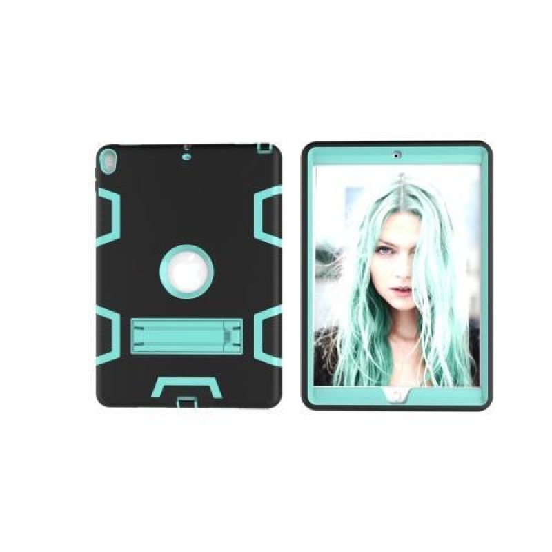 Kickdefend odolný obal na iPad Pro 10.5 - černý/ cyan