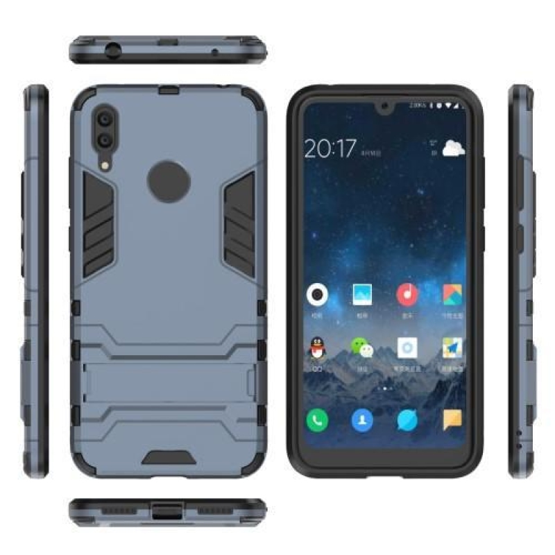 Guard odolný hybridní obal na mobil Huawei Y7 (2019) - šedý