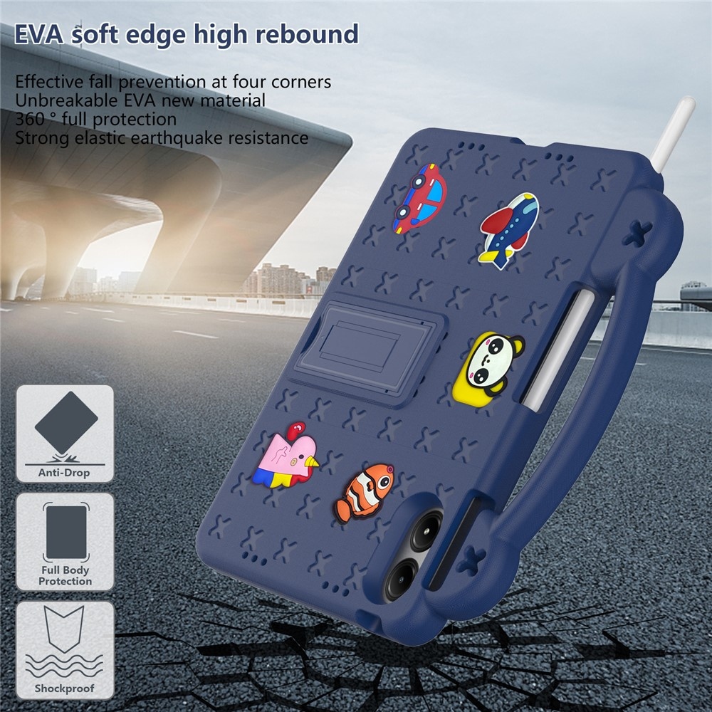 Kids odolný obal na tablet Xiaomi Redmi Pad 2 Pro - tmavěmodrý