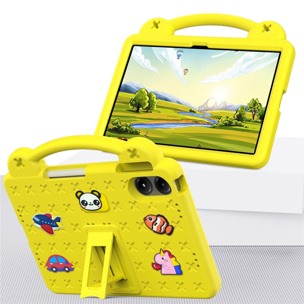 Kids odolný obal na tablet Xiaomi Redmi Pad 2 Pro - žlutý