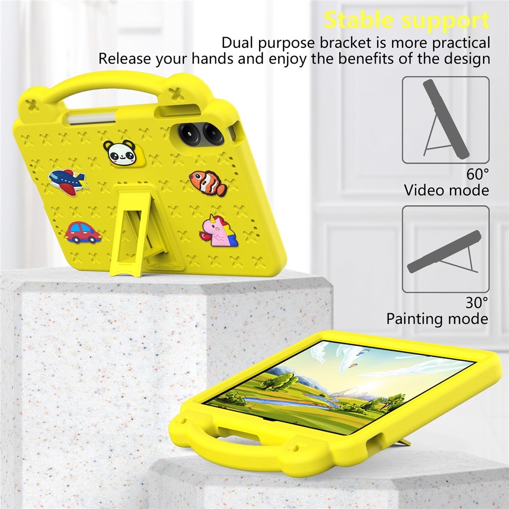 Kids odolný obal na tablet Xiaomi Redmi Pad 2 Pro - žlutý