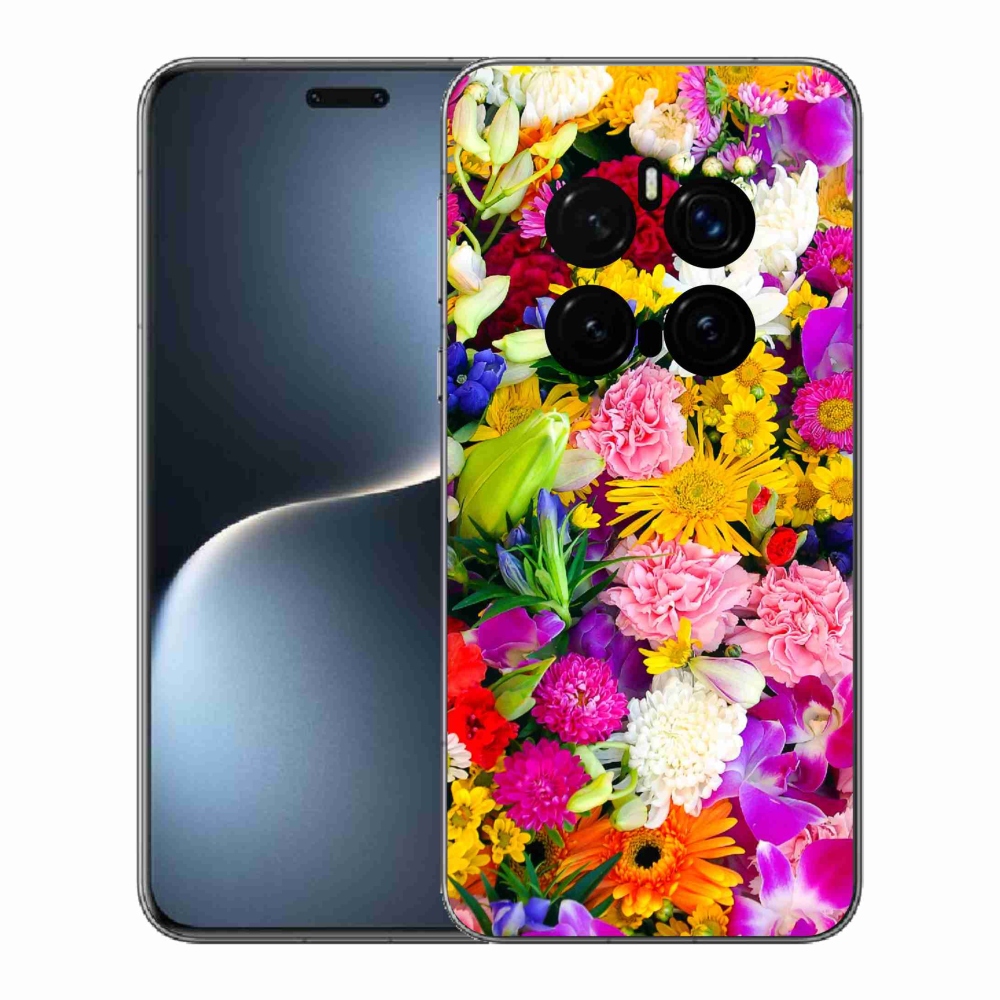 Gelový kryt mmCase na Honor Magic 7 Pro 5G - květiny 12