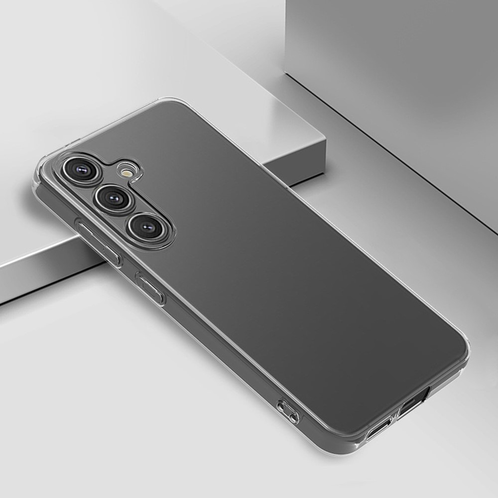 Průhledný gelový obal na Samsung Galaxy S25 - průhledný