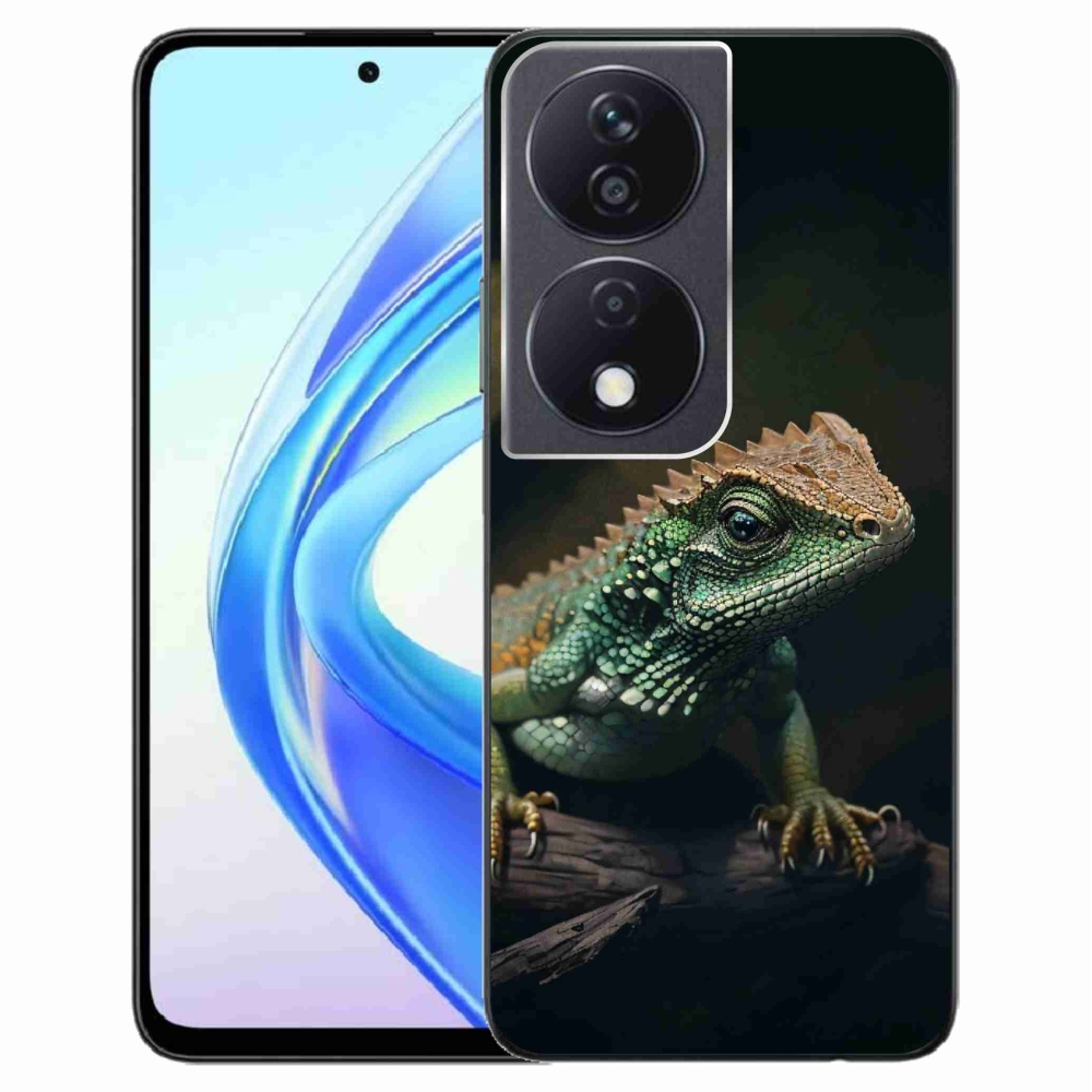 Gelový kryt mmCase na Honor X7b/Honor 90 Smart - ještěr