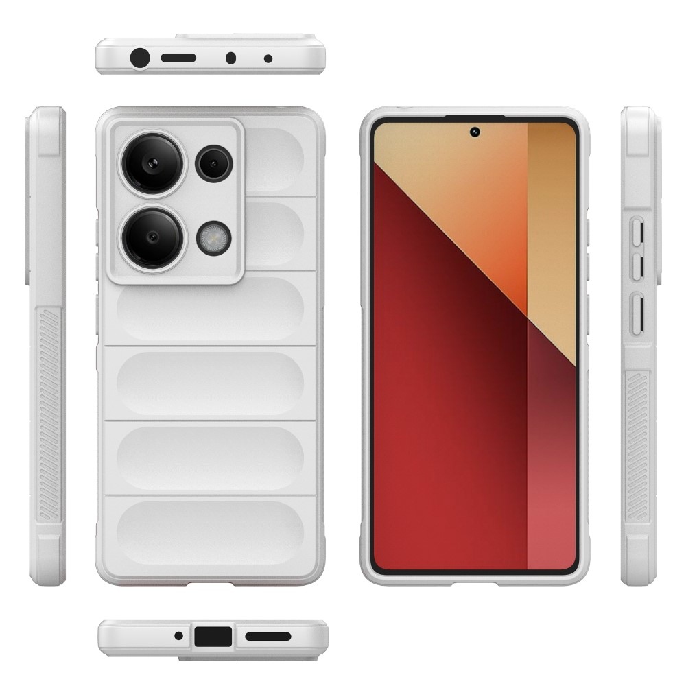 Rugg odolný gelový obal na Xiaomi Redmi Note 13 Pro 4G/Poco M6 Pro - bílý