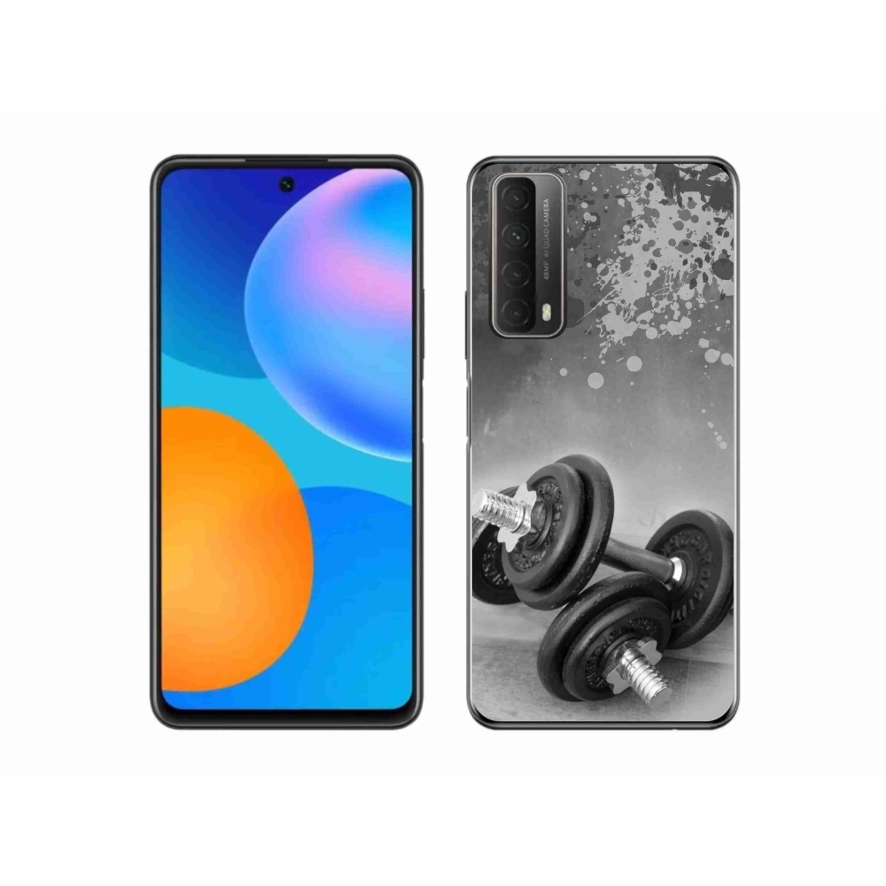 Gelový kryt mmCase na Huawei P Smart (2021) - činky 1