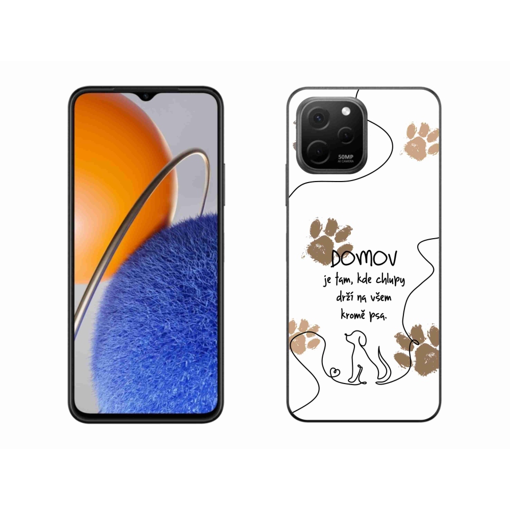 Gelový kryt mmCase na Huawei Nova Y61 - psí motiv bílé pozadí