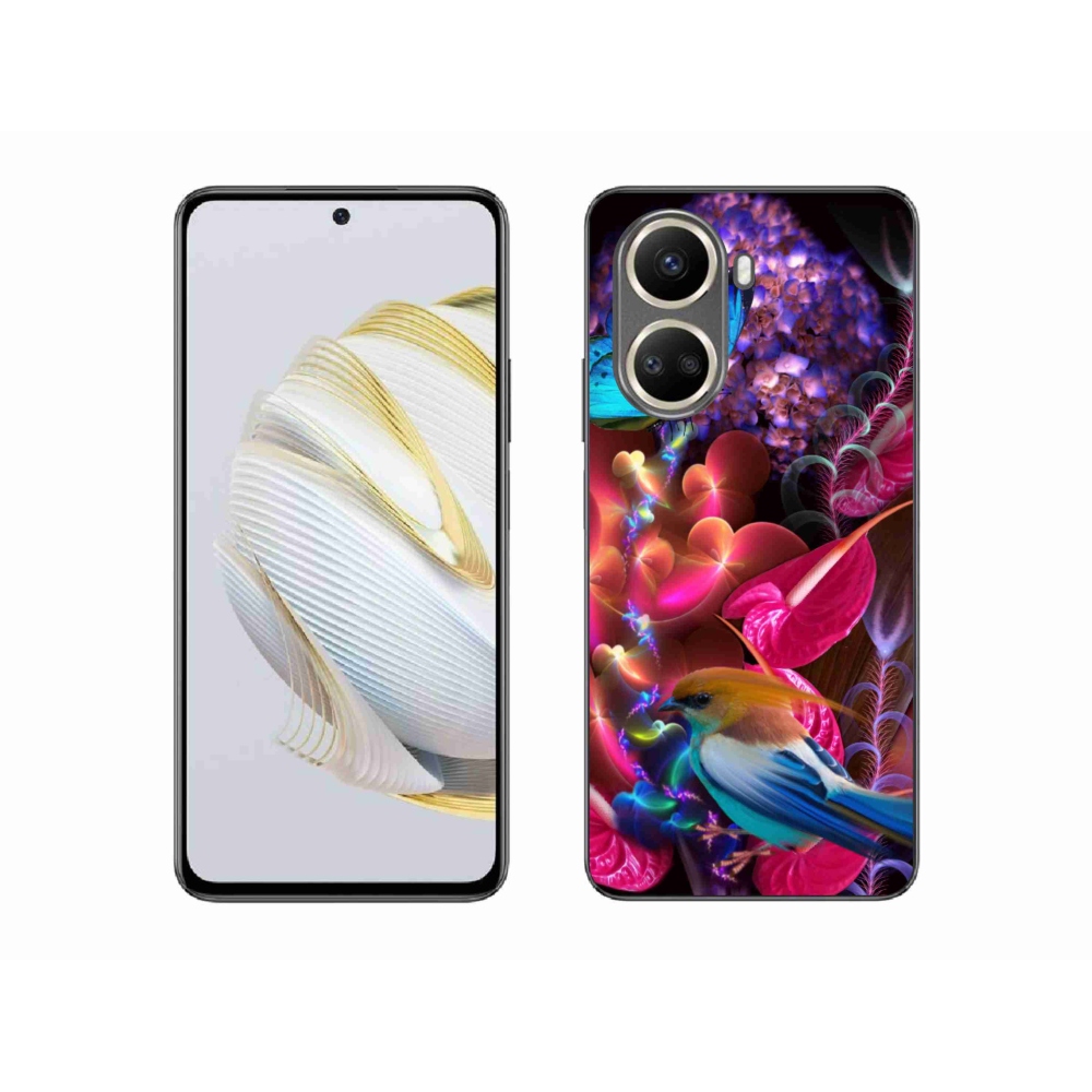 Gelový kryt mmCase na Huawei Nova 10 SE - barevné květiny