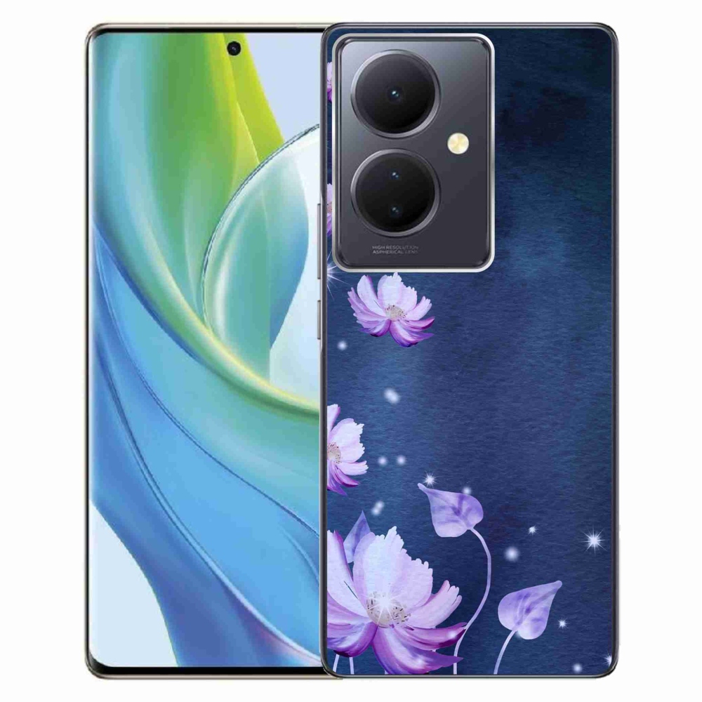 Gelový obal mmCase na Vivo V29 Lite 5G - padající květy