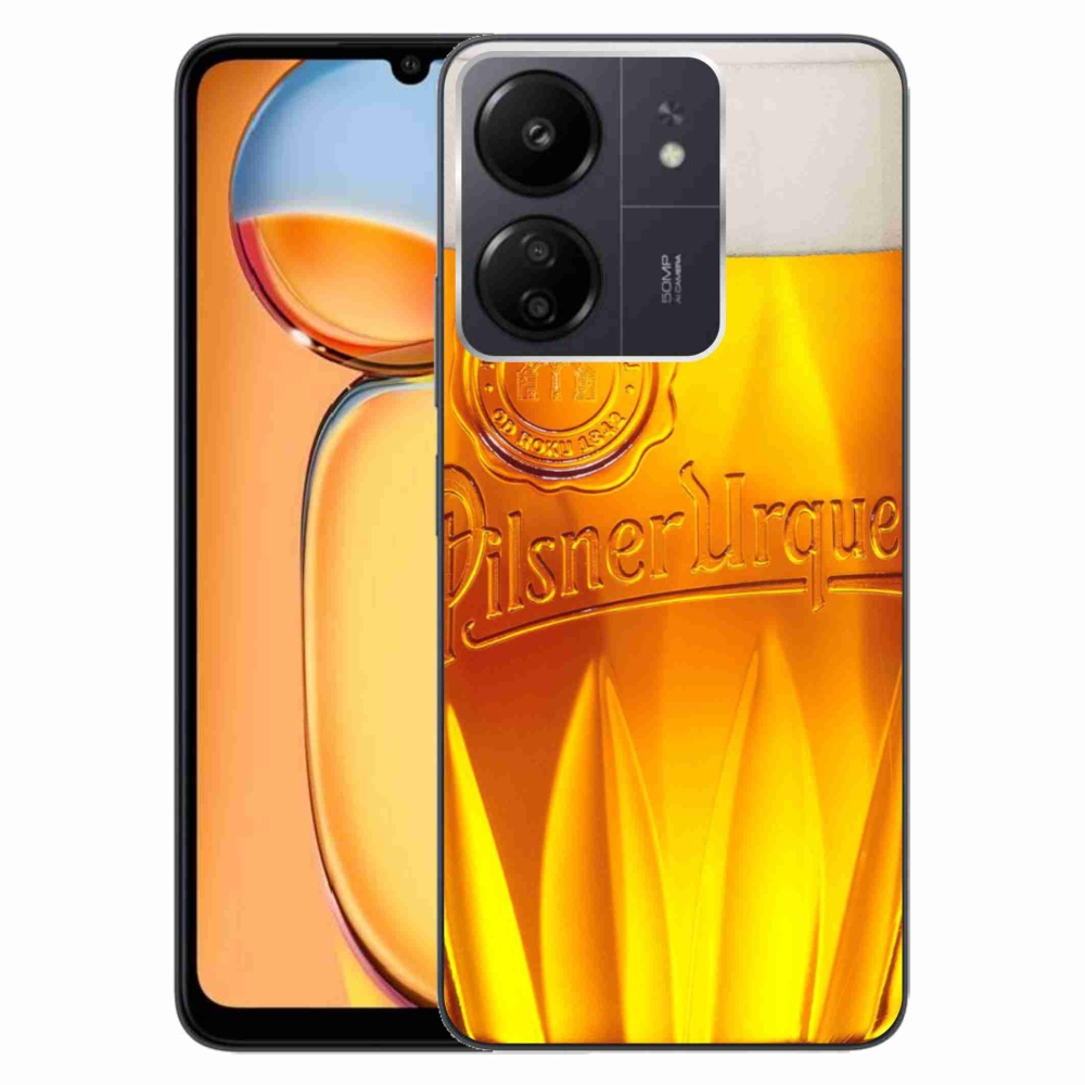 Gelový kryt mmCase na Xiaomi Poco C65/Redmi 13C - pivo