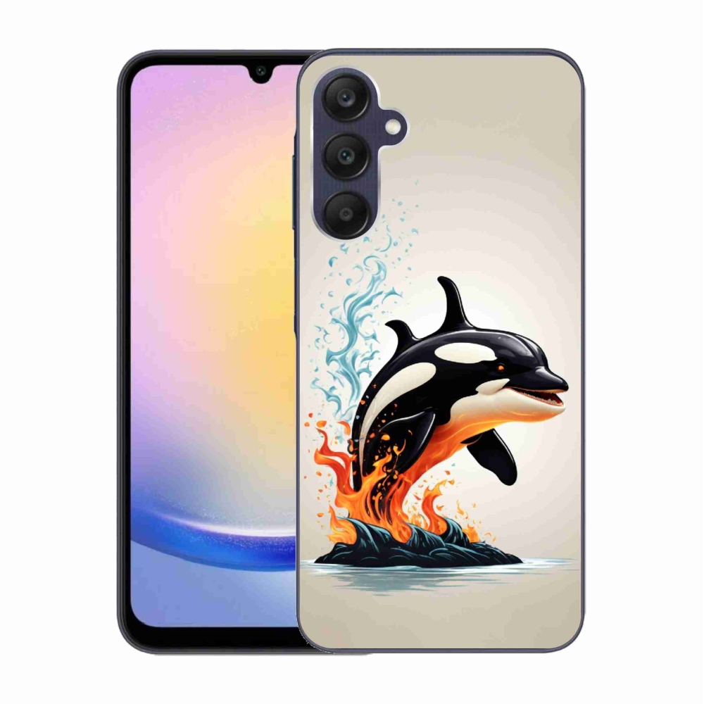 Gelový kryt mmCase na Samsung Galaxy A25 5G - kosatka