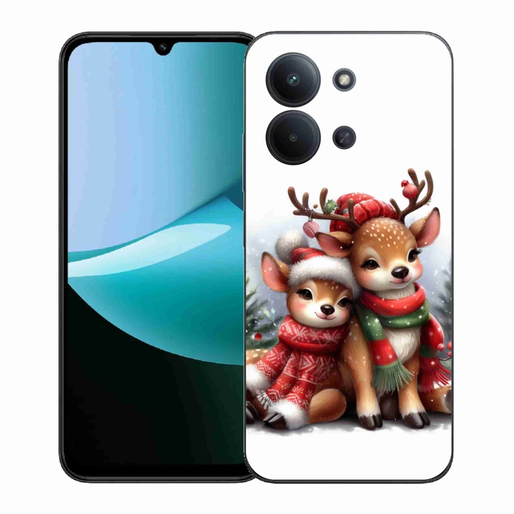 Gelový kryt mmCase na Xiaomi Redmi 15C 4G (171mm)/Poco C85 4G (171mm) - vánoční sobi