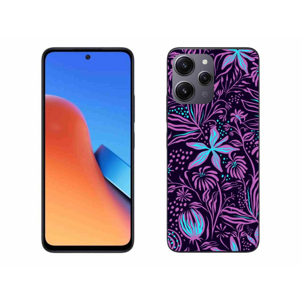Gelový kryt mmCase na Xiaomi Redmi 12 - květiny 2