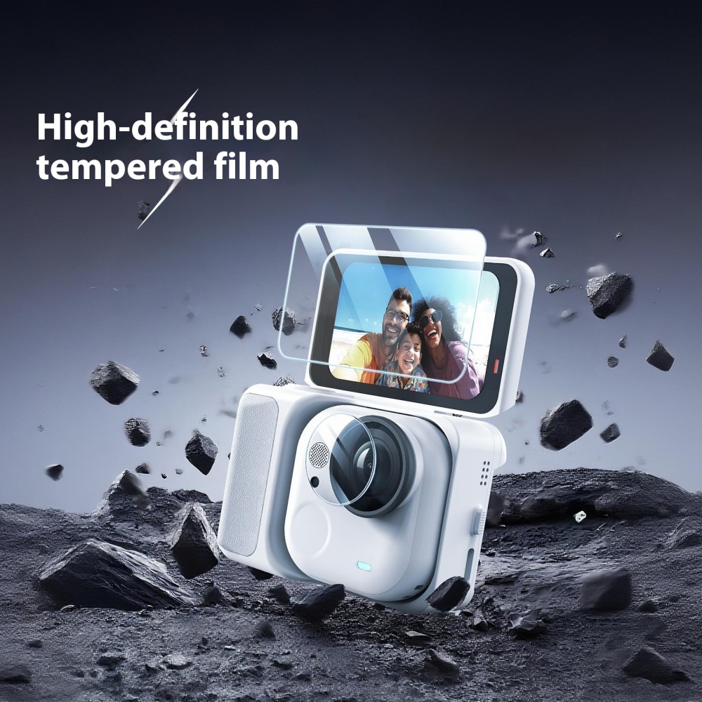 AMAGISN 9H tvrzené sklo na displej a objektiv pro Insta360 GO Ultra