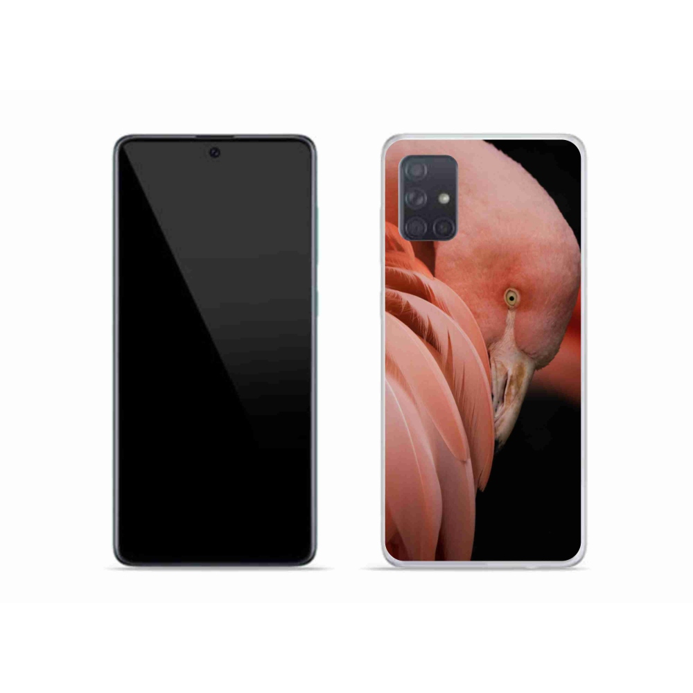 Gelový kryt mmCase na Samsung Galaxy A51 - plameňák 3