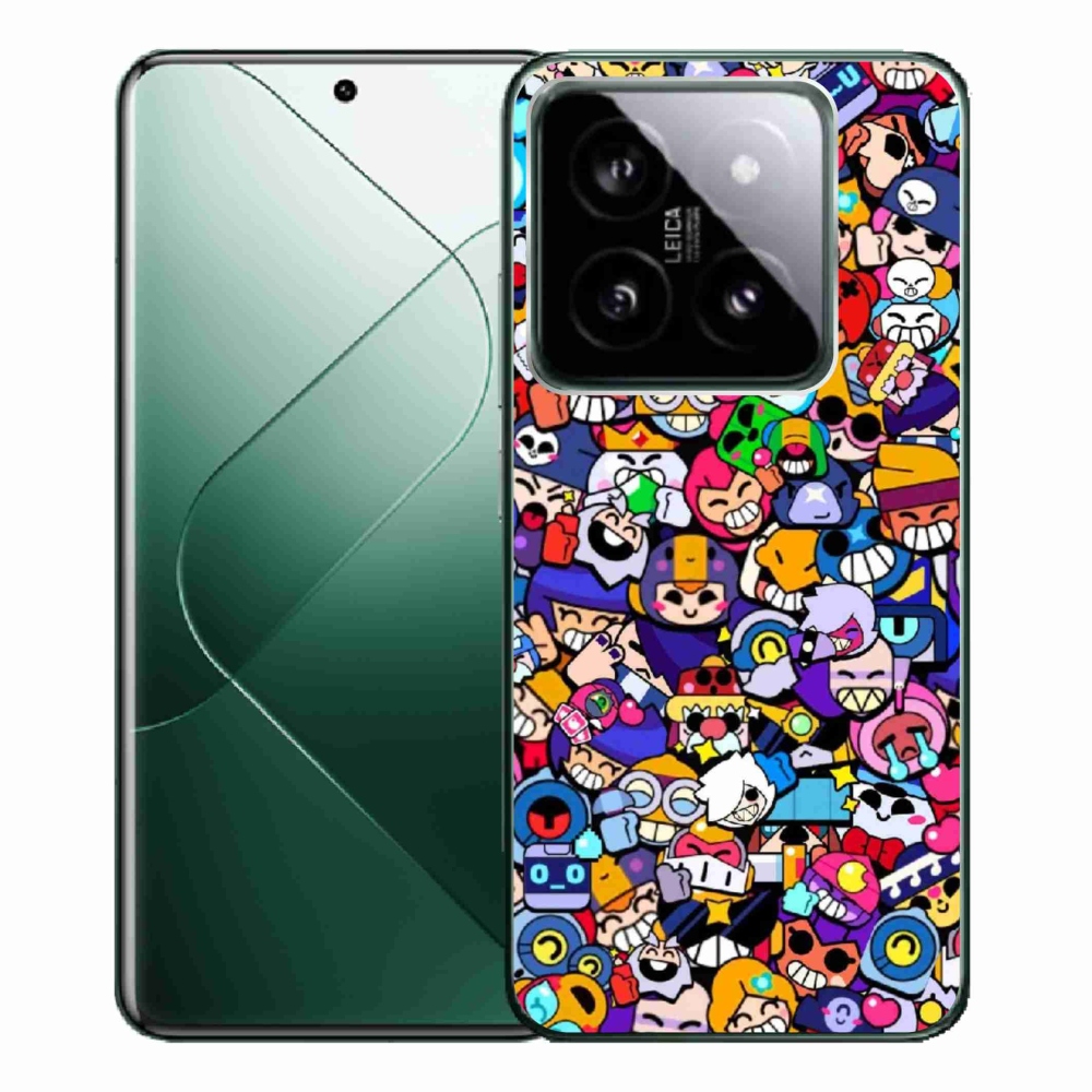 Gelový kryt mmCase na Xiaomi 14 Pro - brawl stars 2