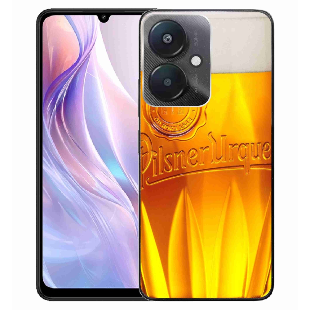 Gelový kryt mmCase na Xiaomi Redmi 13C 5G - pivo