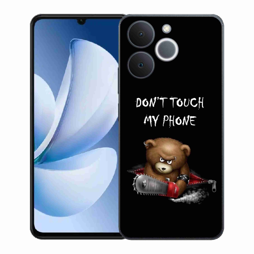 Gelový kryt mmCase na Realme Note 70T - nesahej na telefon