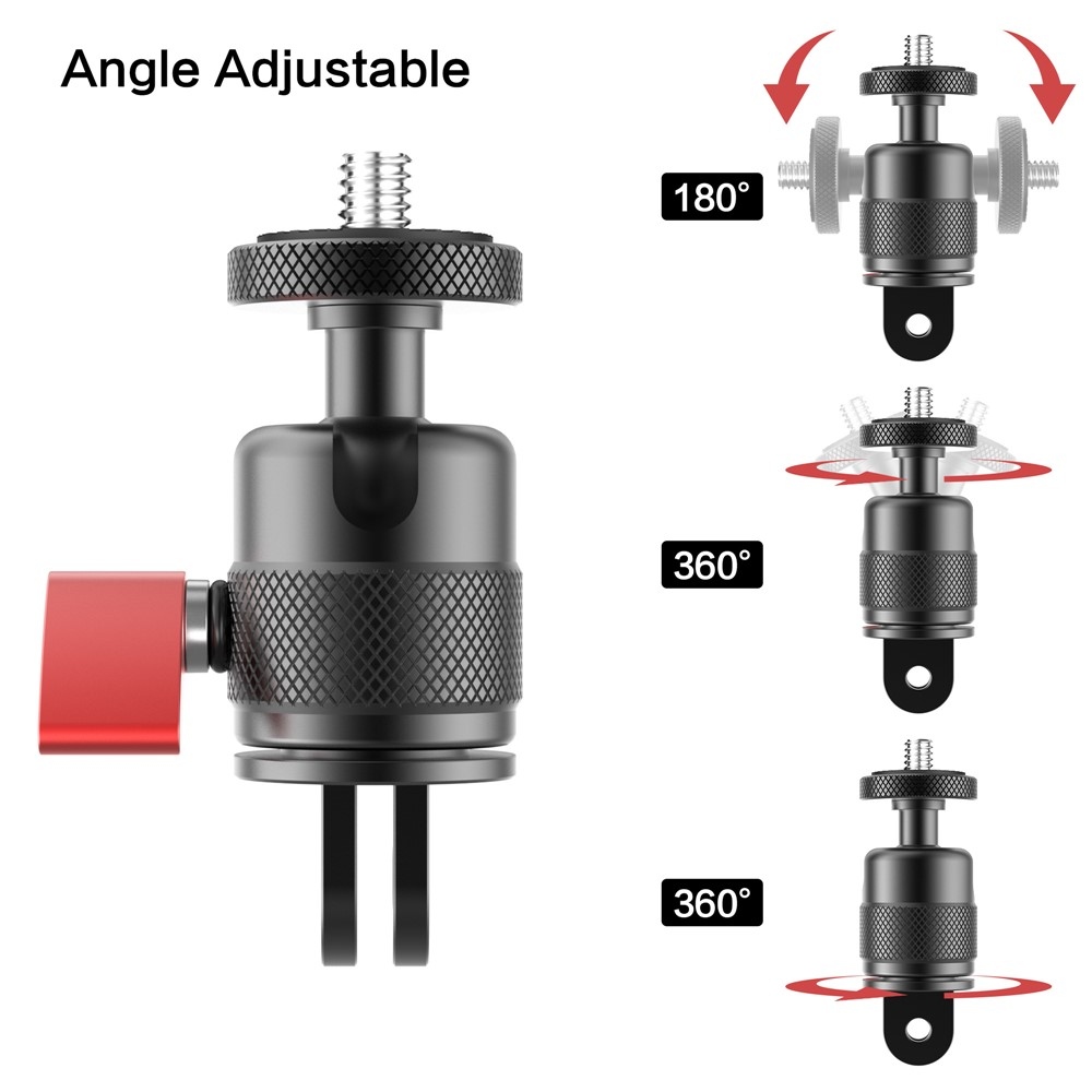 Otočný adaptér 360° pro akční kamery GoPro a Insta360