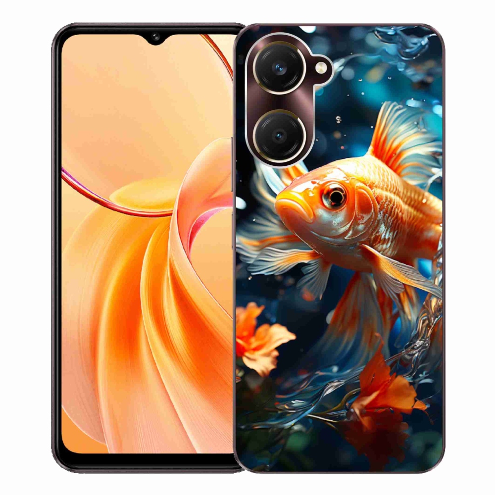 Gelový kryt mmCase na Vivo Y28s 5G - rybka