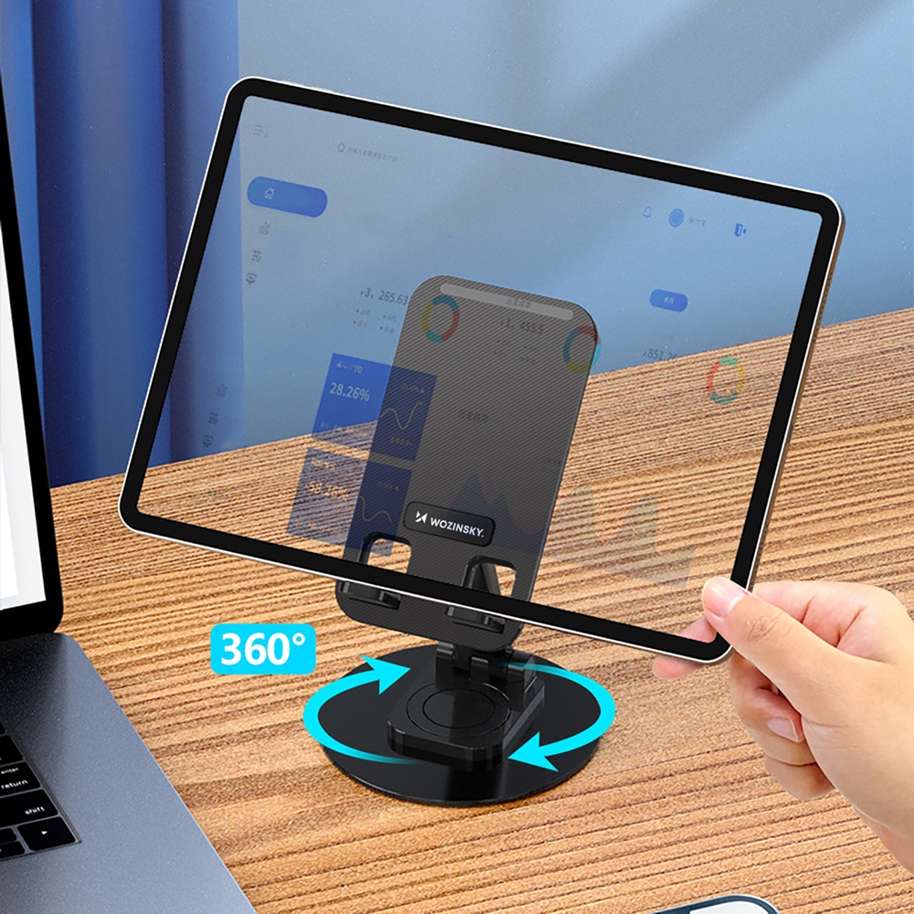 Stojánek na telefon a tablet Wozinsky WPT-K393 – černý