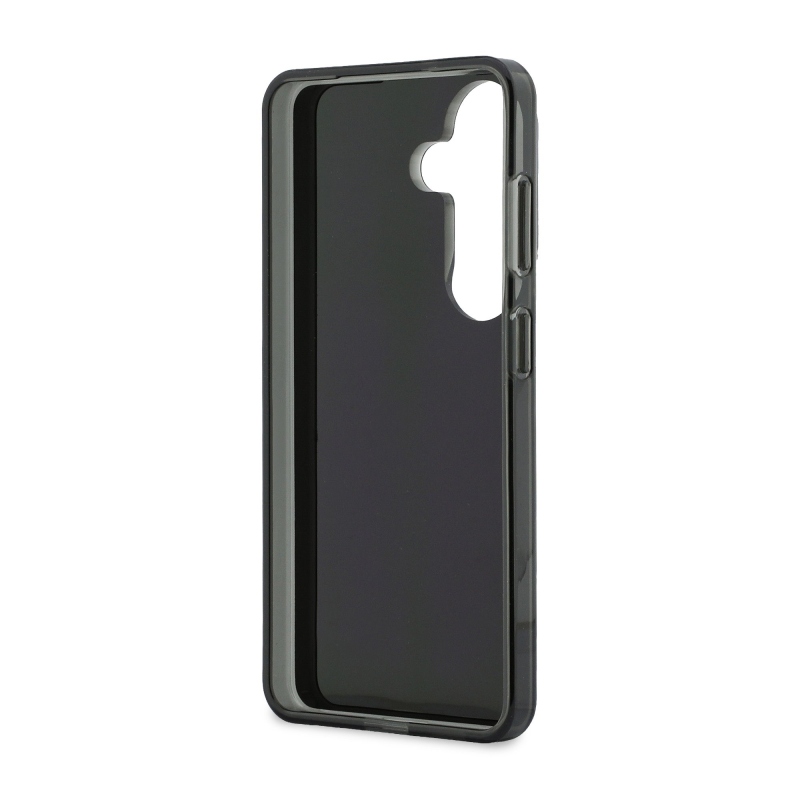 Guess IML 4G Script Metal Logo Zadní Kryt pro Samsung Galaxy 26 Black