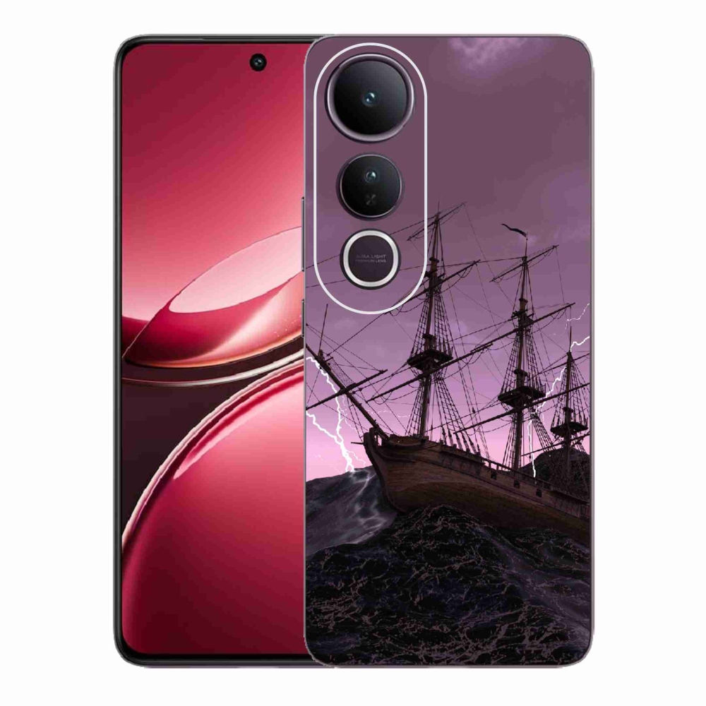 Gelový kryt mmCase na Vivo V50 Lite 4G/5G - loď v bouři