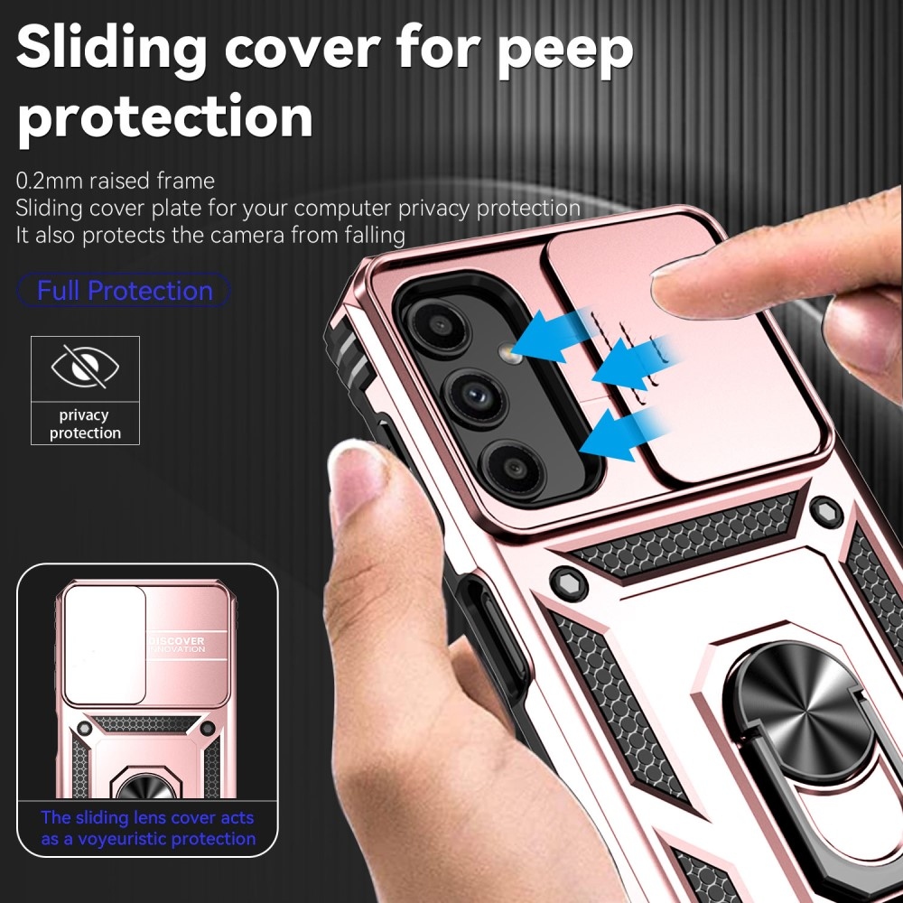 Slide odolný kryt na Samsung Galaxy S23 FE - růžovozlatý