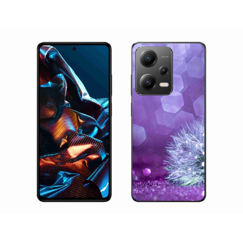 Gelový kryt mmCase na mobil Xiaomi Redmi Note 12 Pro 5G - odkvetlá pampeliška 2