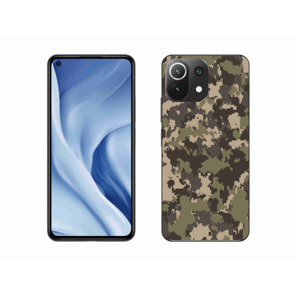Gelový kryt mmCase na Xiaomi Mi 11 Lite 4G/5G - maskáčový vzor 12