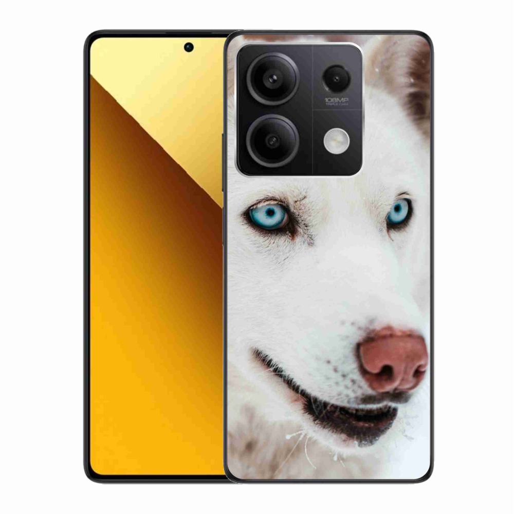 Gelový obal mmCase na Xiaomi Redmi Note 13 5G - psí pohled