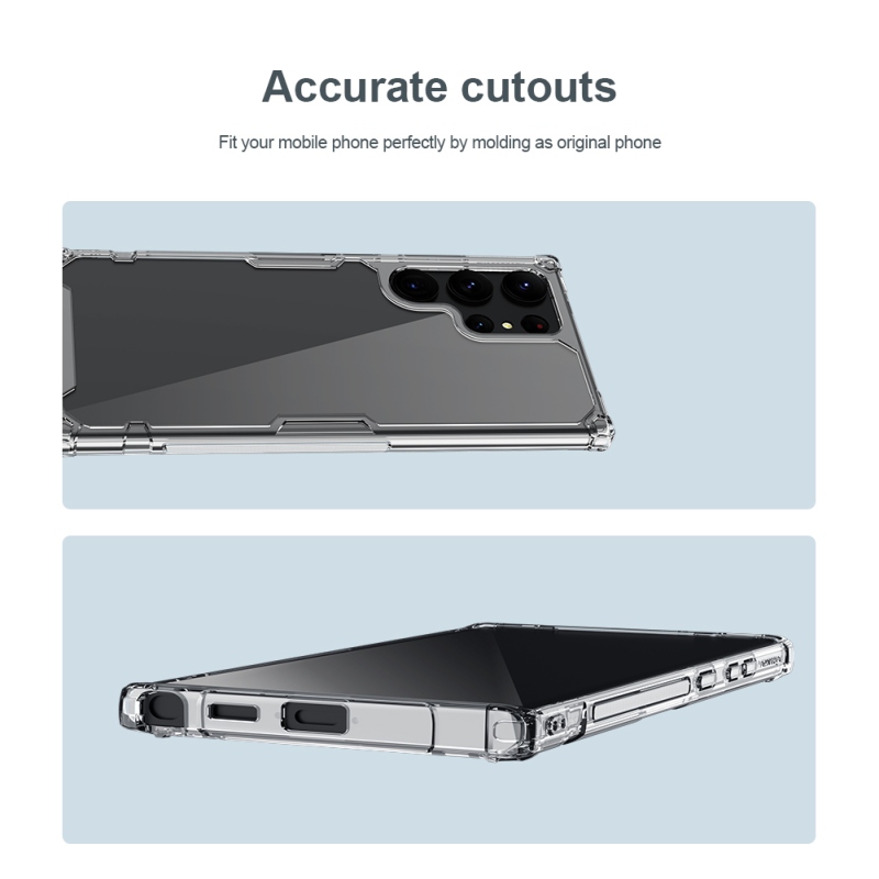 Nillkin Nature TPU PRO Kryt pro Samsung Galaxy S23 Ultra - průhledný