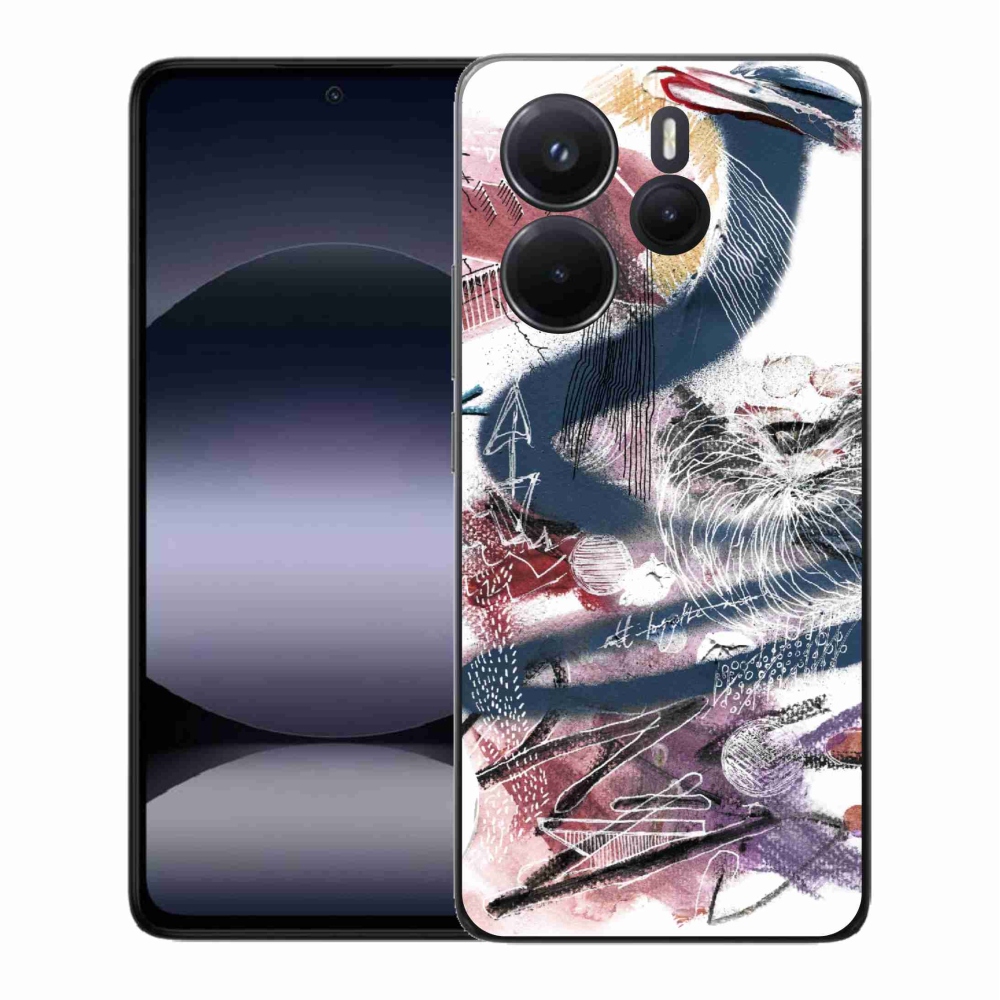 Gelový kryt mmCase na Xiaomi Redmi Note 14 - abstraktní motiv 28