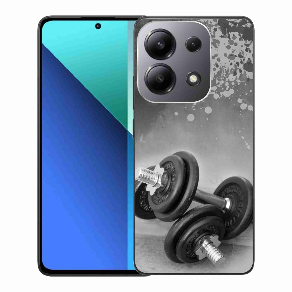Gelový kryt mmCase na Xiaomi Redmi Note 13 - činky 1