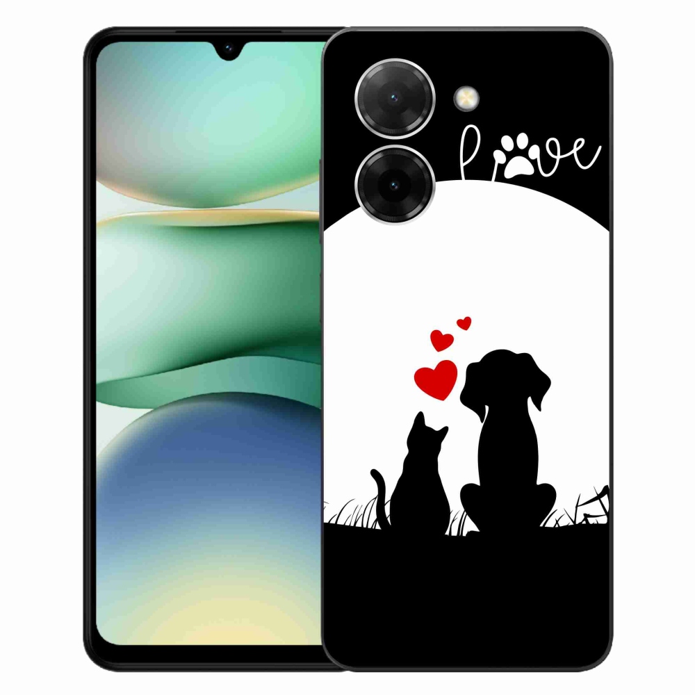 Gelový kryt mmCase na Xiaomi Redmi A5 (173.45x79.35x8.45mm) - zvířecí láska