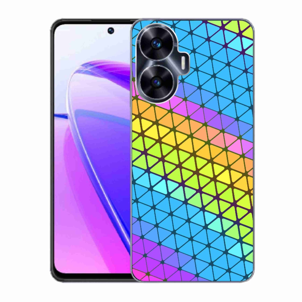 Gelový kryt mmCase na Realme C55 - abstraktní motiv 16