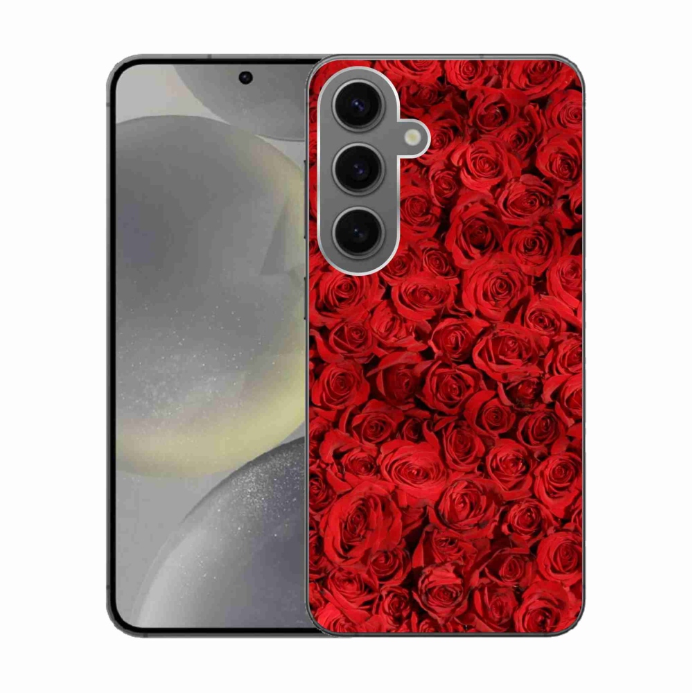 Gelový kryt mmCase na Samsung Galaxy S24 - růže