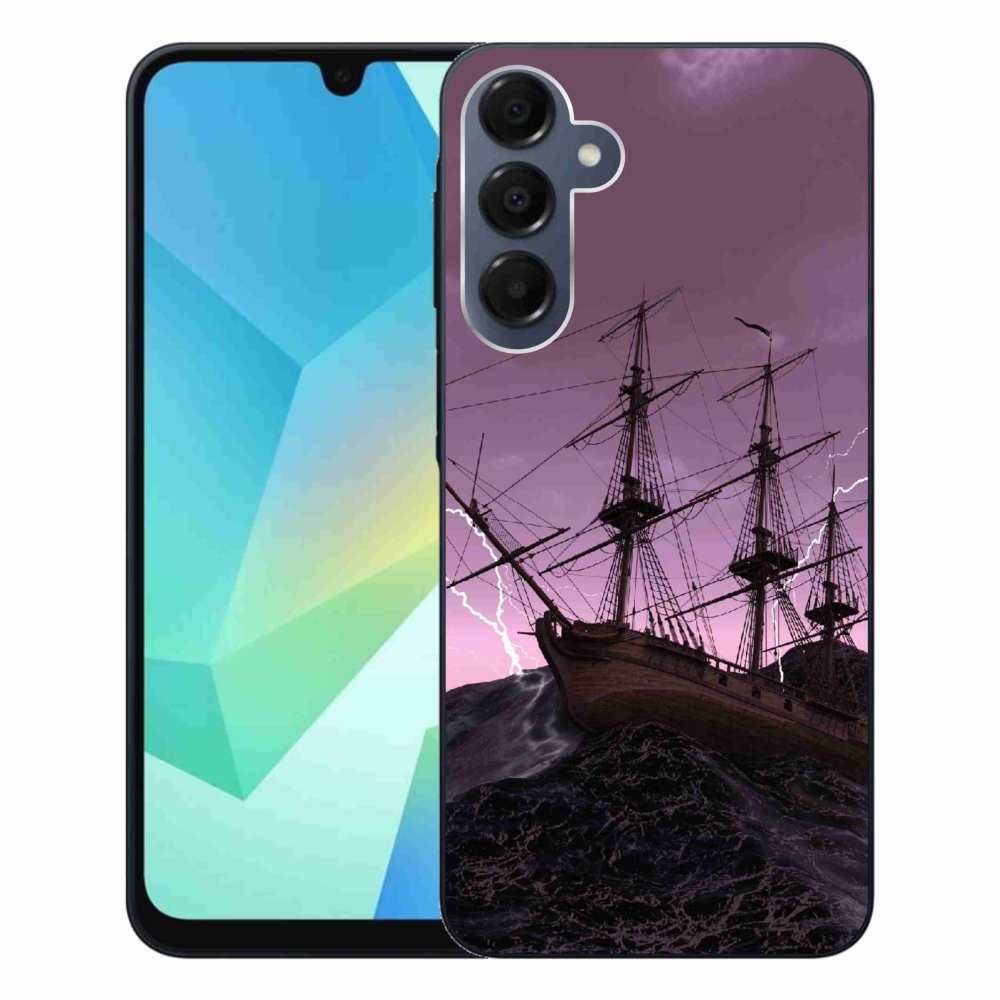 Gelový kryt mmCase na Samsung Galaxy A16 4G/5G - loď v bouři