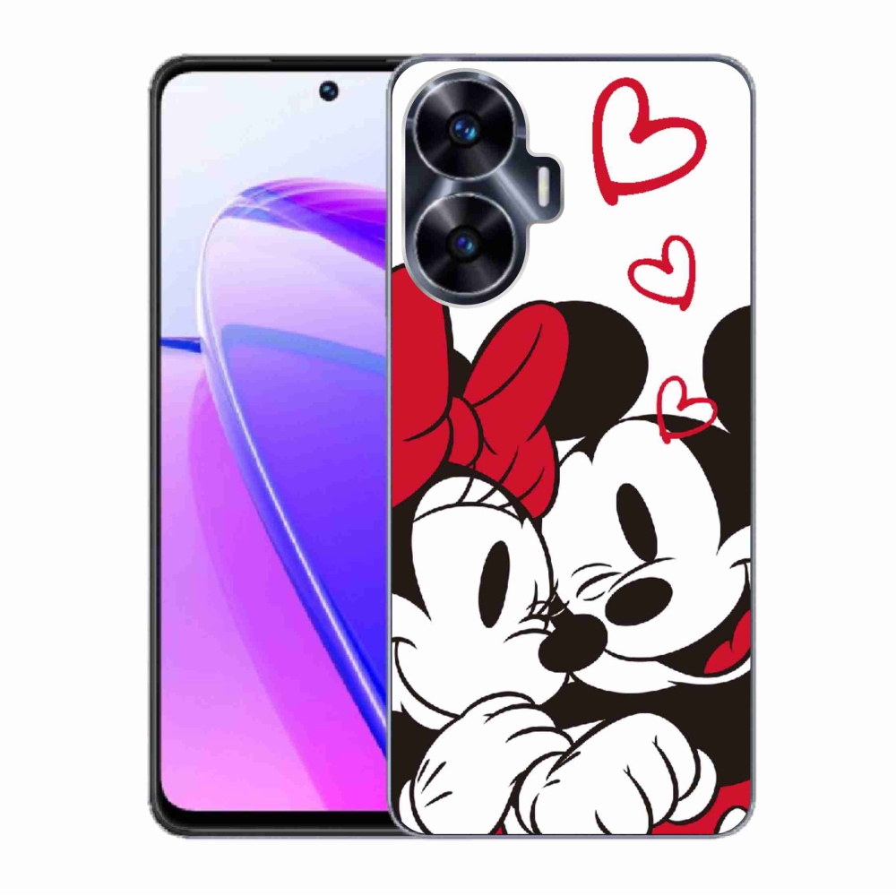 Gelový kryt mmCase na Realme C55 - minnie a mickey