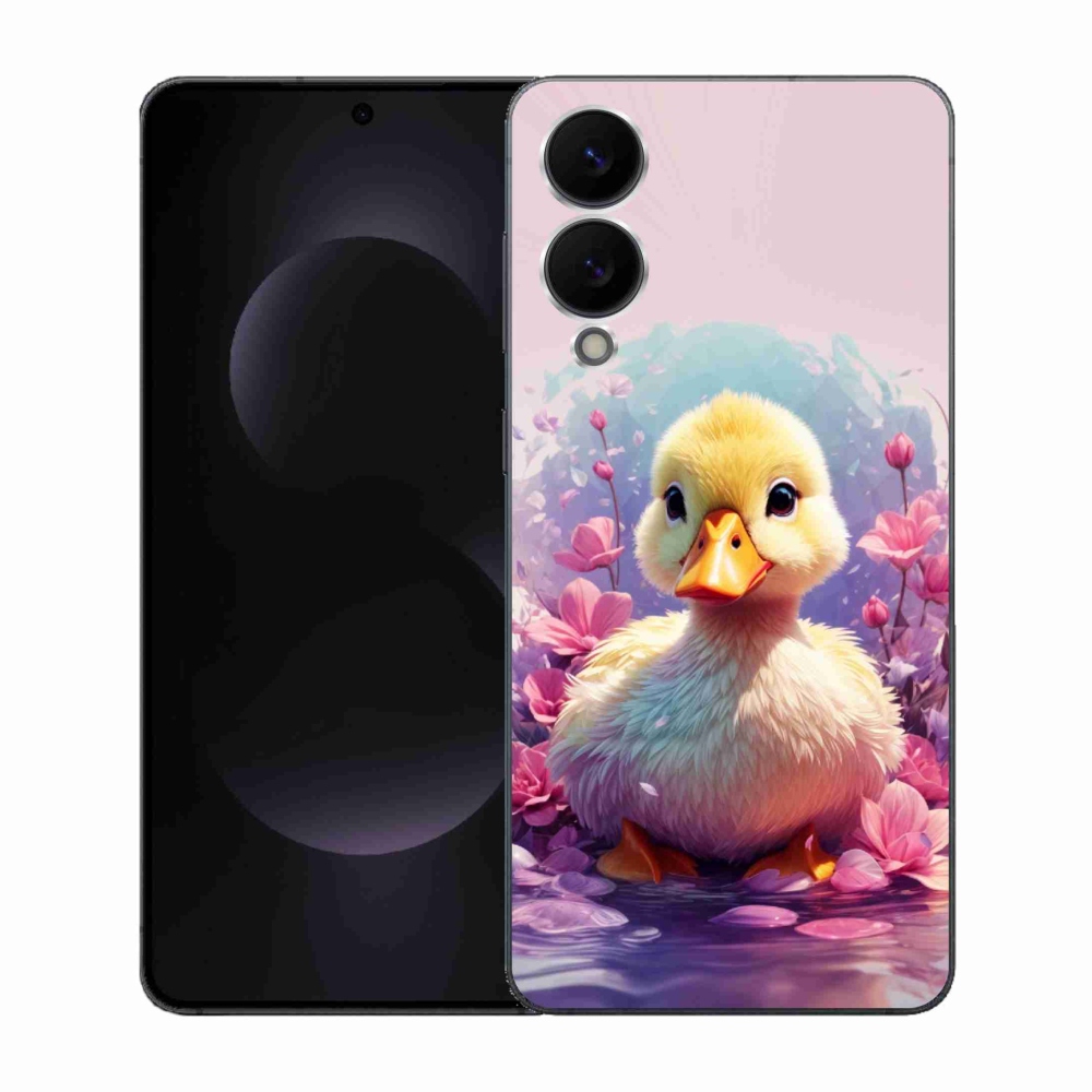 Gelový kryt mmCase na Samsung Galaxy S25 Edge - kachnička