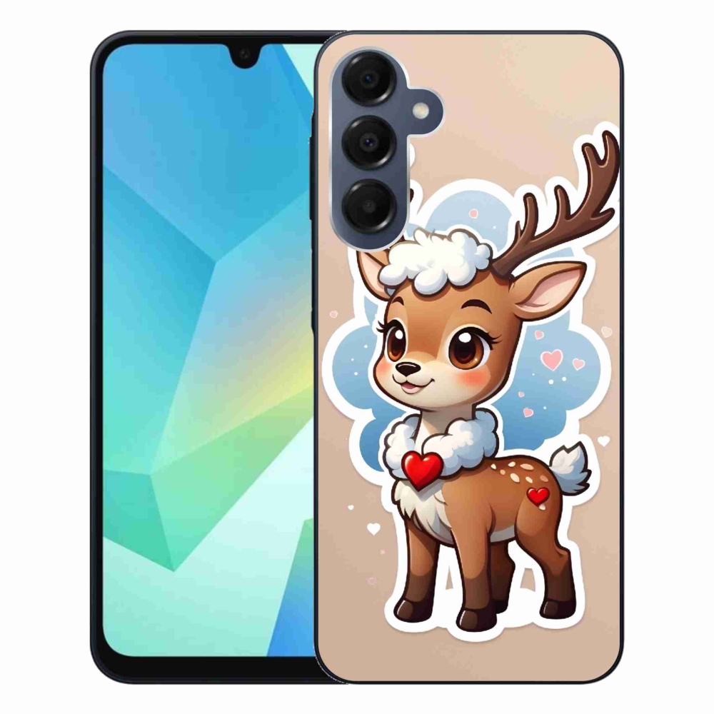 Gelový kryt mmCase na Samsung Galaxy A16 4G/5G - kreslený sob