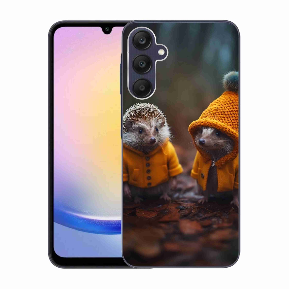 Gelový kryt mmCase na Samsung Galaxy A25 5G - ježci